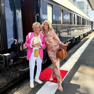 Luxus im Orient-Express: Rod Stewart feiert 18. Hochzeitstag