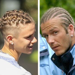 Romeo Beckham kopiert die alte Frisur seines Vaters David