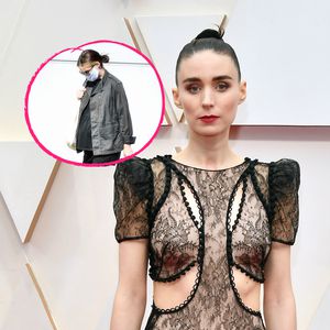 Hier geht Rooney Mara mit ihrem runden Babybauch spazieren!