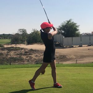 Fitte Bald-Mama: Hier spielt Sabrina Mockenhaupt Golf