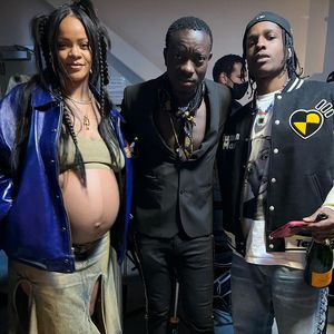 Mit nackter XXL-Kugel: Rihanna mit A$AP bei Comedy-Abend