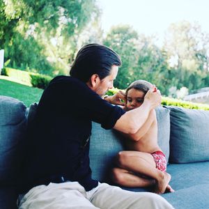 "Mein kleiner Junge": Scott Disick teilt Vater-Sohn-Moment