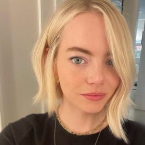 Bye-bye, rote Haare: Emma Stone trägt nun einen blonden Bob
