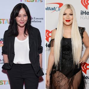 Shannen Doherty trug Kleid von Tori Spellings erstem Sex!