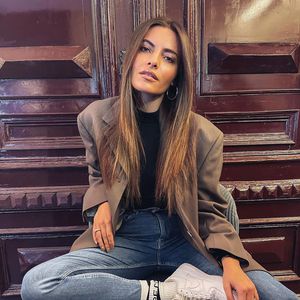 Natürlicher Look: Sophia Thomalla hat jetzt dunkle Haare