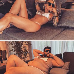 Faisal Kawusi stellt Sophia Thomallas Bikini-Bild nach!
