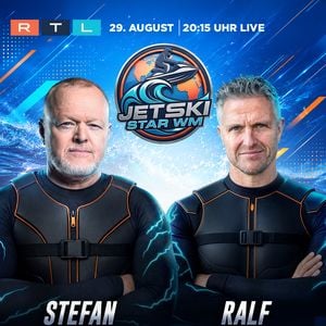 Stefan Raab & Ralf Schumacher als Team bei "Jetski Star WM"