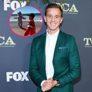 Zu gefährlich? Stuart Holden sprintet mit Sohn auf der Hand