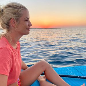 "Magischer Moment": Susan Sideropoulos genießt Sonnenaufgang