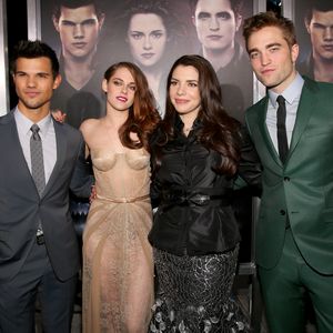Taylor Lautner, Kristen Stewart, Stephenie Meyer und Robert Pattinson