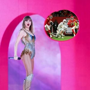 Trotz Entfernung: Taylor Swift feiert die Kansa City Chiefs!