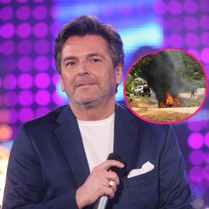 "Großes Glück gehabt": Thomas Anders' Auto völlig abgebrannt