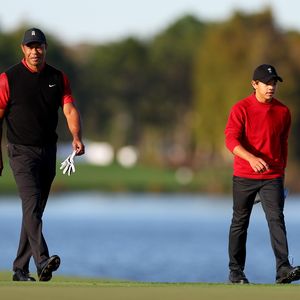 Tiger Woods und Sohn Charlie bestreiten verletzt ein Turnier