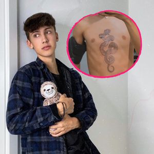 XXL-Schlange: Leon Content überrascht mit neuem Brust-Tattoo