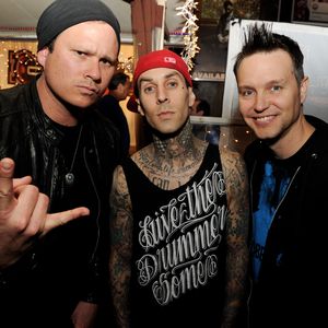 Tom DeLonge, Travis Barker und Mark Hoppus, Mai 2011