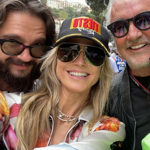 Formel 1 in Monaco: Heidi Klum posiert mit Tom und Ex Flavio