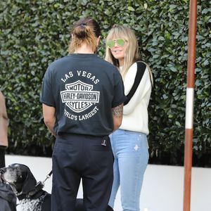 Lässig mit Hund: So gehen Heidi Klum und Tom Kaulitz essen