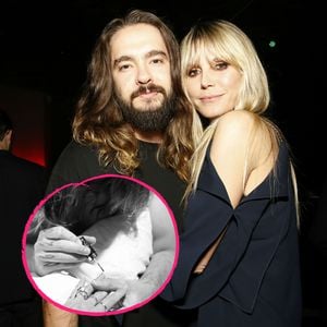 Total innig: Tom Kaulitz gibt Heidi eine Maniküre im Bett