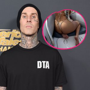 Travis Barker teilt Kourtneys fast nackte Kehrseite im Netz!
