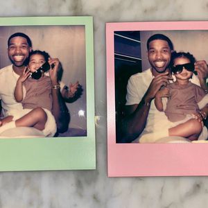 Khloe Kardashians Ex Tristan posiert mit Töchterchen True