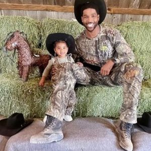 Papa-Tochter-Duo: True und Tristan Thompson im Partner-Look