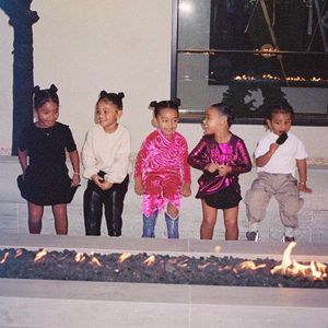 Wie süß! Kim Kardashian postete ein Gruppenfoto von den Kids