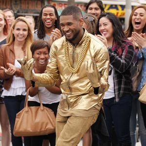Coole Männer-Runde: Usher feiert mit Götze & Co.