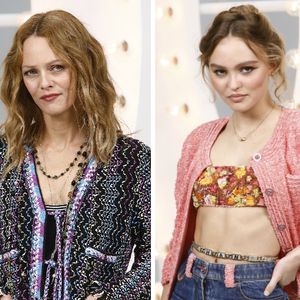 Tweed-Look: Vanessa Paradis und Tochter Lily-Rose in Paris