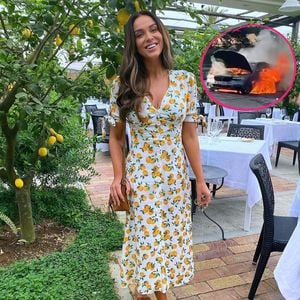 Glück im Unglück: Vicky Pattisons Uber steht in Flammen