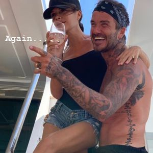 Ungewohnt "lustig": Victoria Beckham amüsiert ihren David