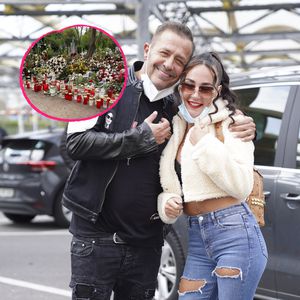 Alessia postet Foto: Willi Herrens Grab ist ein Blumenmeer