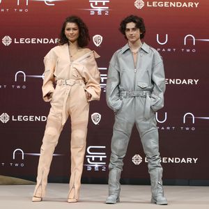 Zendaya und Timothée Chalamet strahlen im "Dune"-Partnerlook
