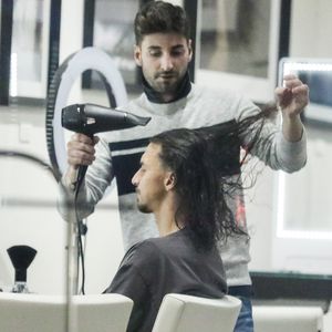 Er hat die Haare schön: Zlatan Ibrahimovic beim Friseur