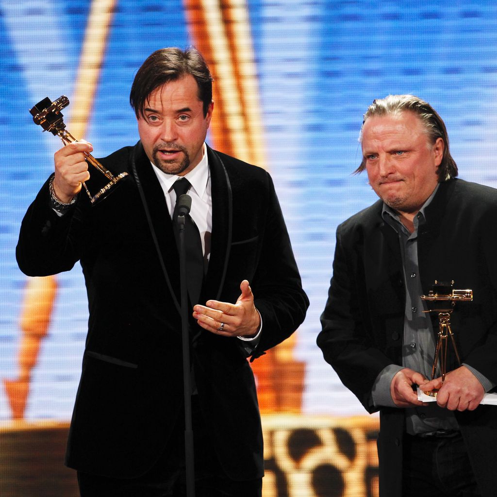 Die Tatort-Stars Jan Josef Liefers und Axel Prahl