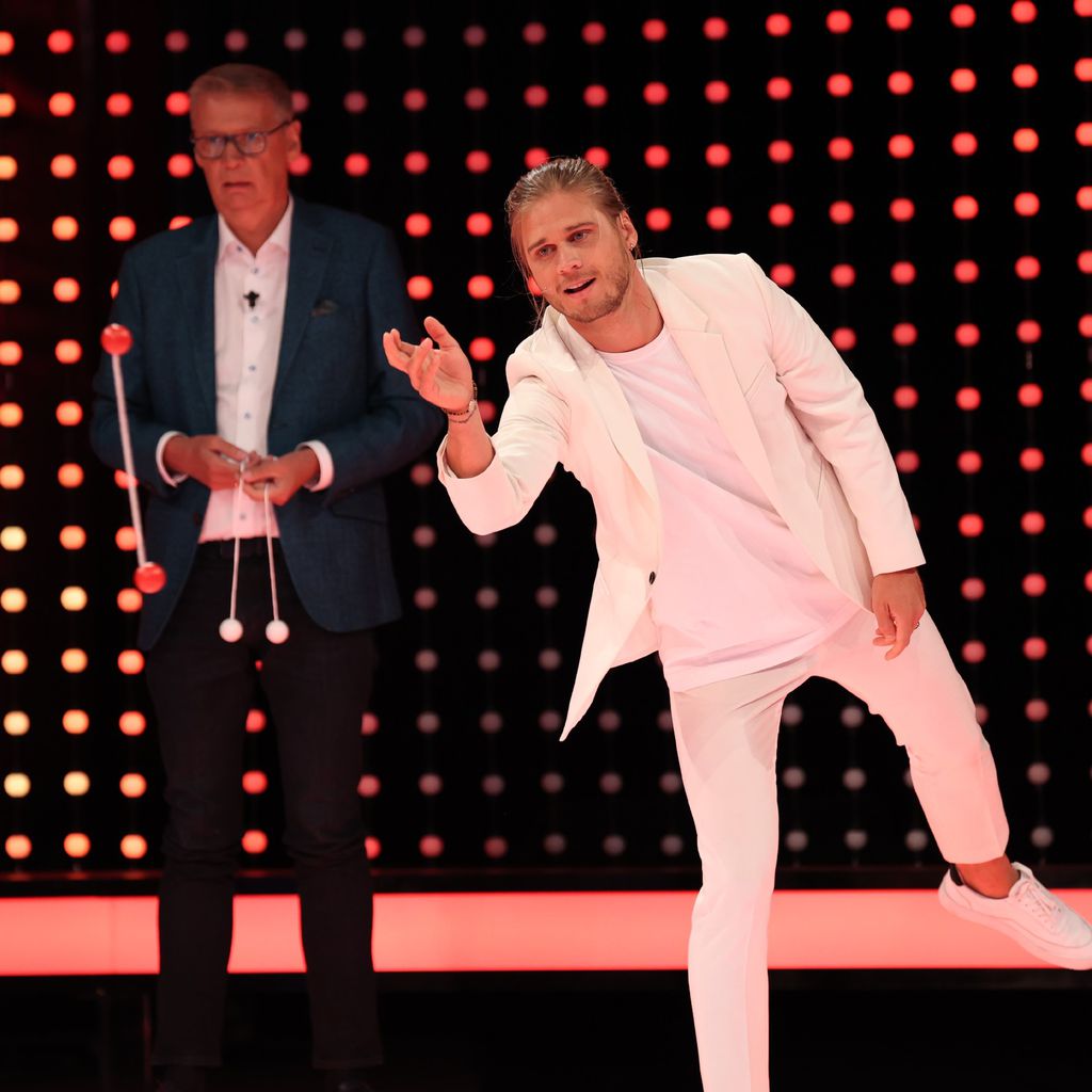 Günther Jauch (l.) und Rúrik Gislason