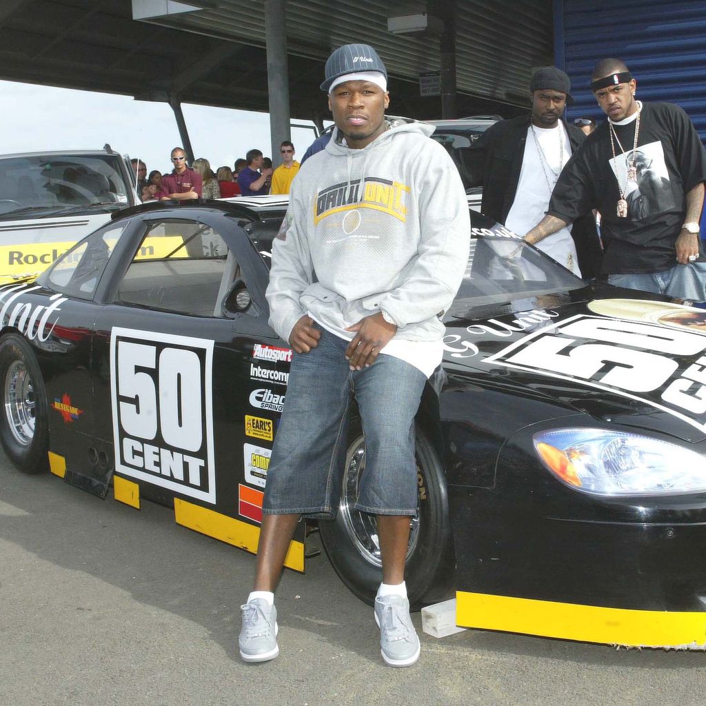 Rapper 50 Cent im Juni 2004 in England