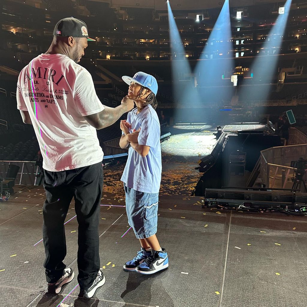 50 Cent und sein Sohn Marquise