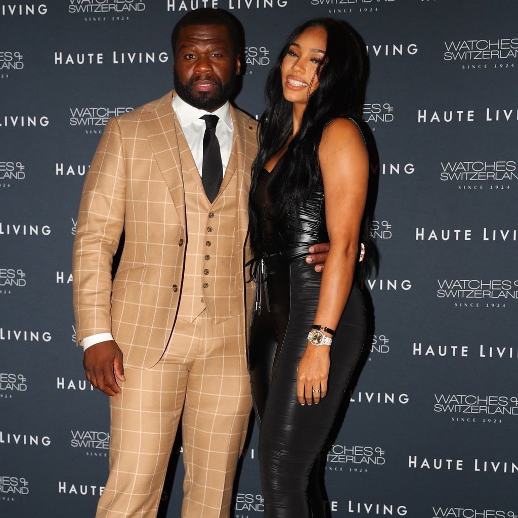 50 Cent mit seiner Freundin Jamira Haines