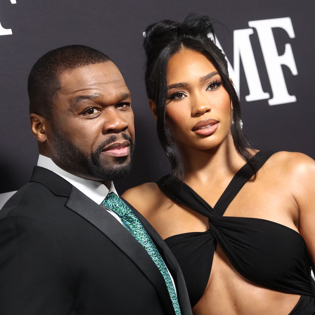 50 Cent mit Jamira Haines, Januar 2023