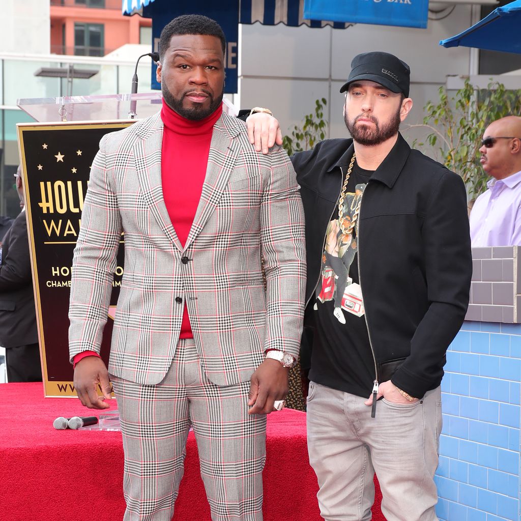 50 Cent und Eminem im Januar 2020 in Hollywood