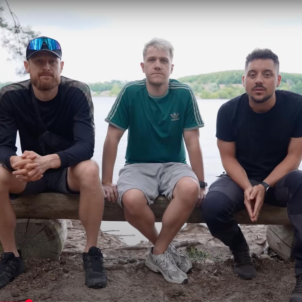 "7 vs. Wild"-Gründer Fritz Meinecke, Johannes Hovekamp und Maximilian Kovacs