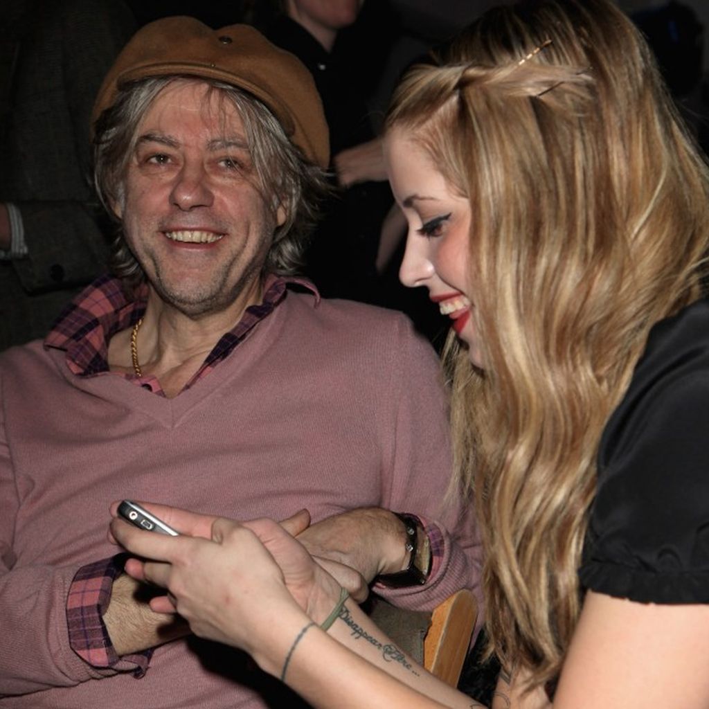 Peaches Geldof und Bob Geldof