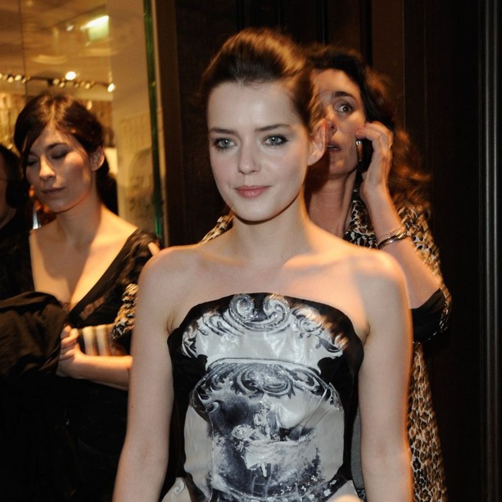 Roberto Cavalli und Roxane Mesquida