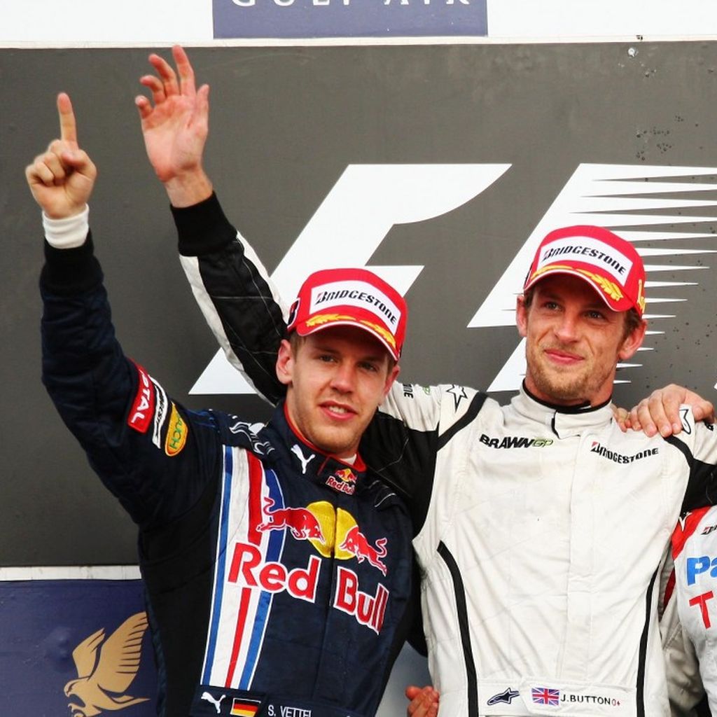 Jenson Button und Sebastian Vettel