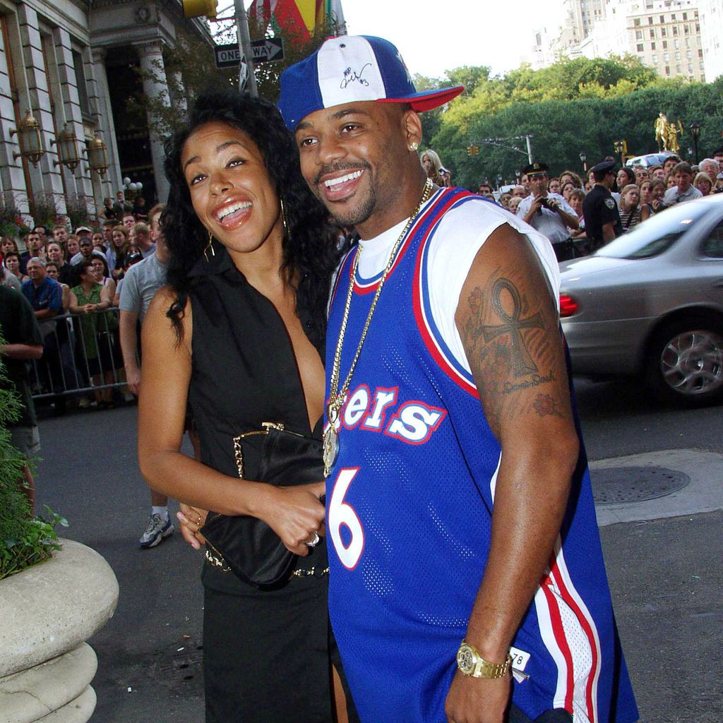 Aaliyah und Damon Dash bei der Premiere von "The Others" im August 2001