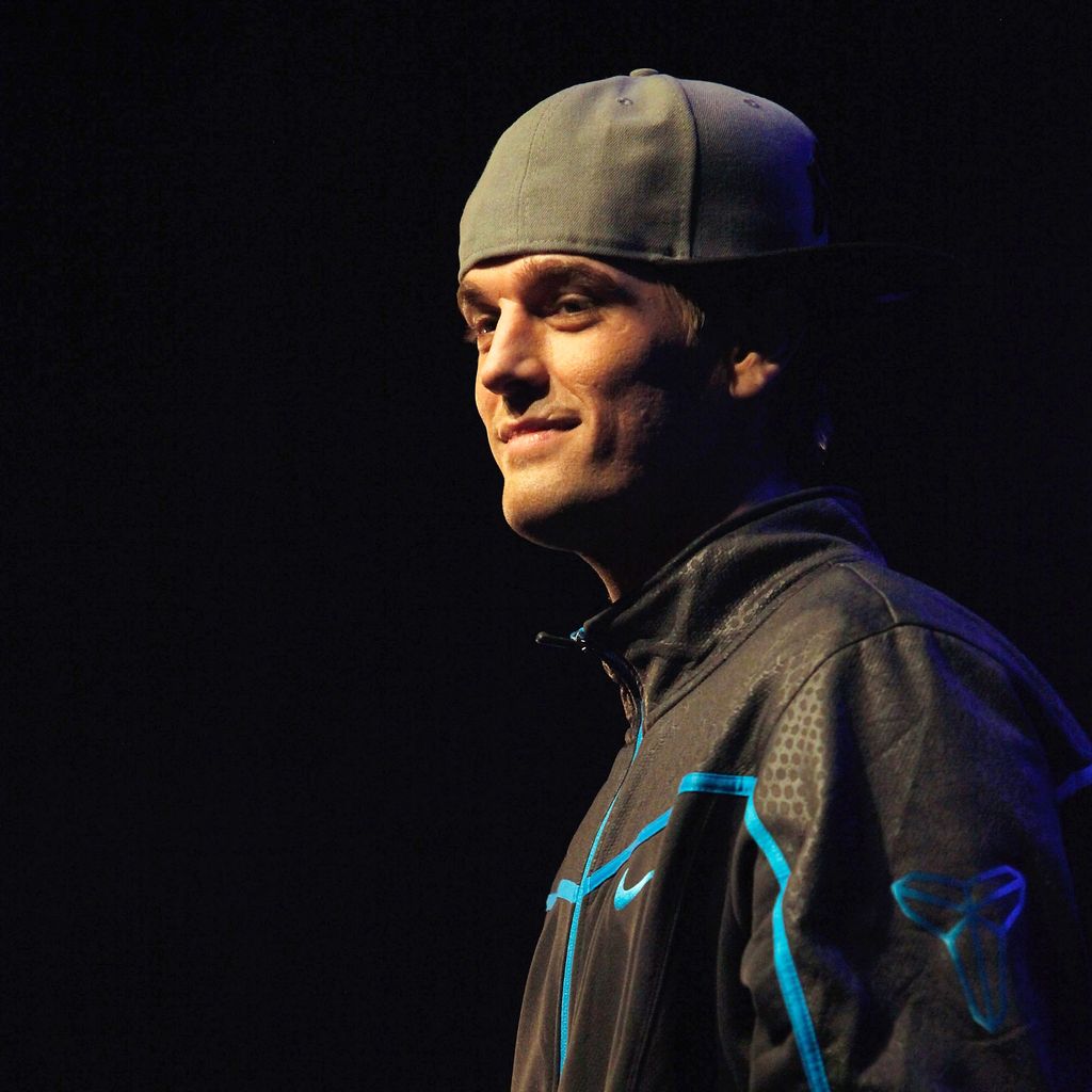 Aaron Carter während eines Konzerts im Jahr 2012