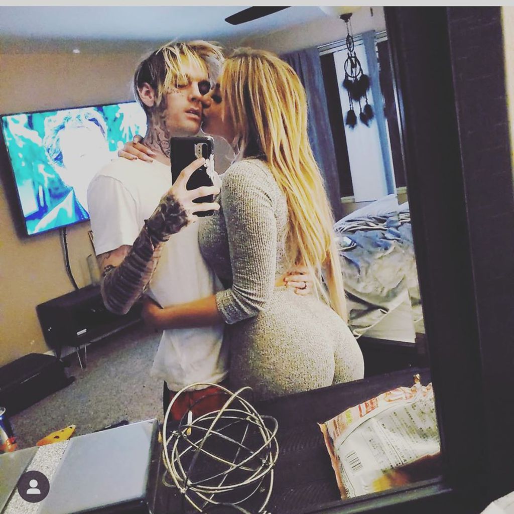 Aaron Carter und Melanie Martin