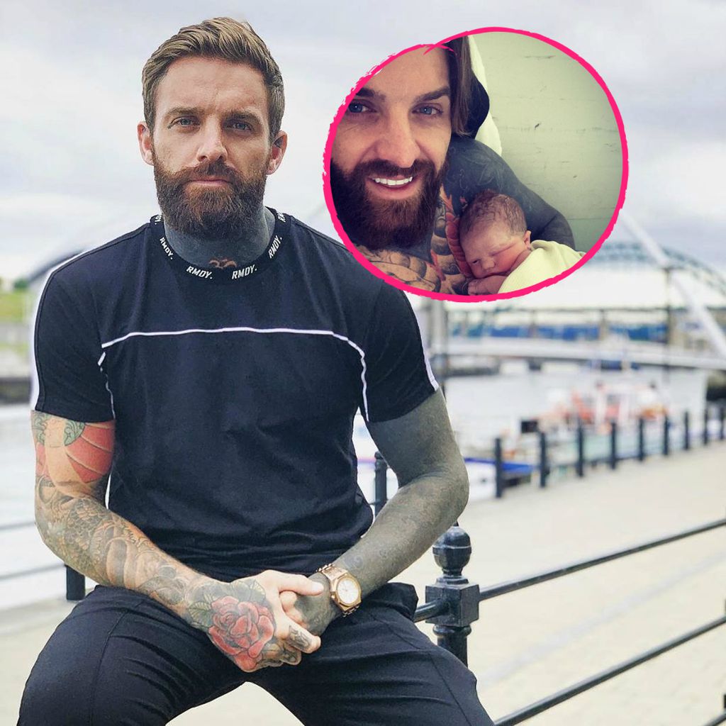 Aaron Chalmers und sein Sohn