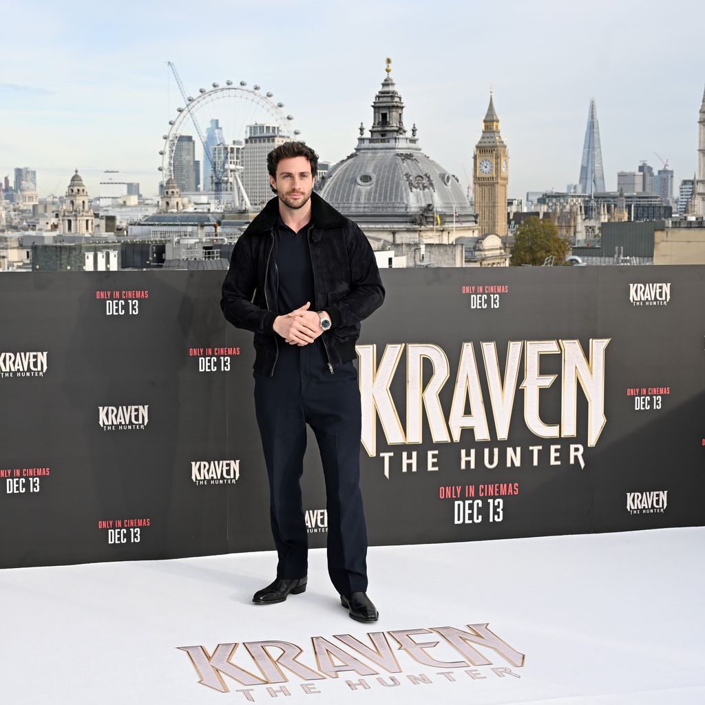 Aaron Taylor-Johnson beim Fototermin für "Kraven the Hunter", November 2024