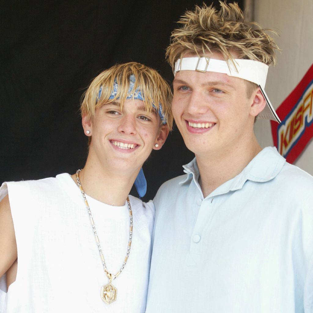 Aaron und Nick Carter, Juni 2002